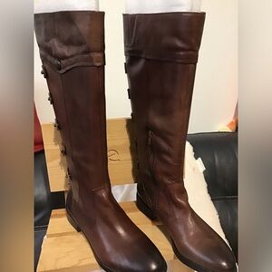 Arturo Chiang Dark Brown Over the Knee Boots